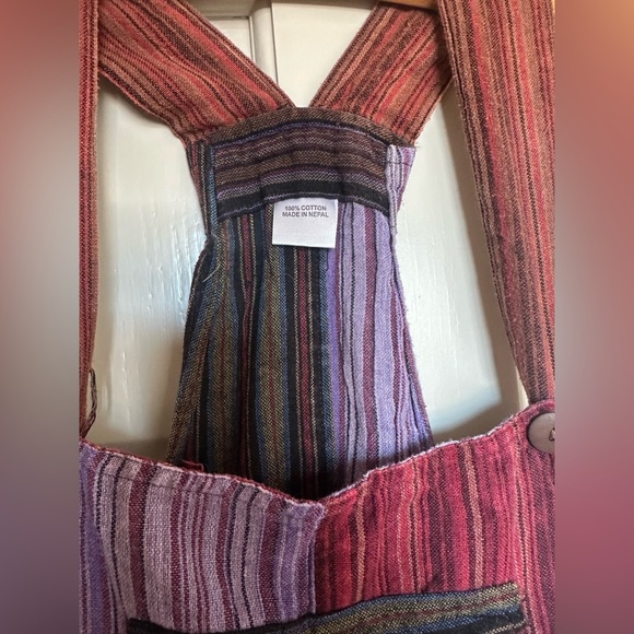 Patchwork overalls handmade, One size - Picture 7 of 10